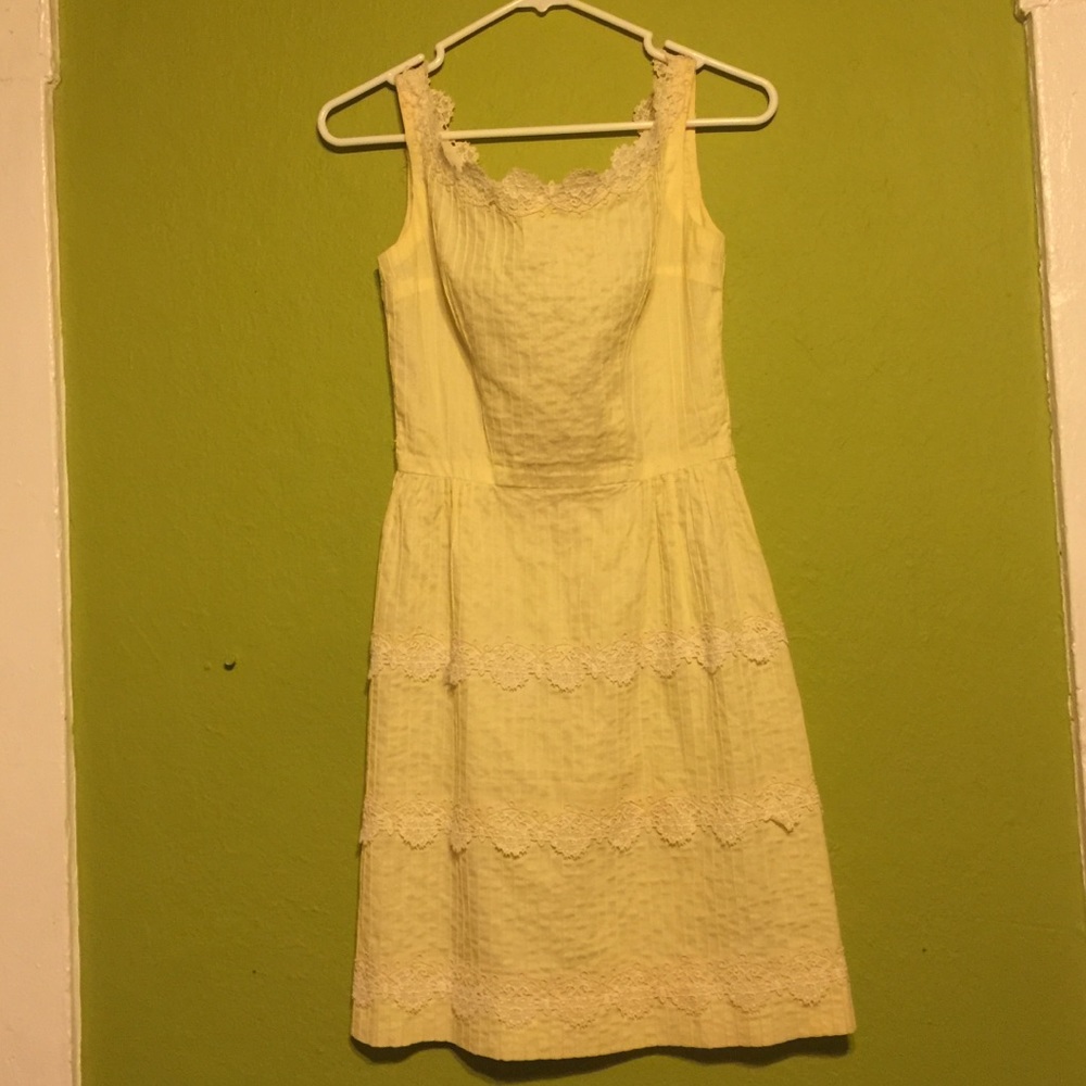 💸REDUCED💸 1950’s vintage buttercup yellow dress